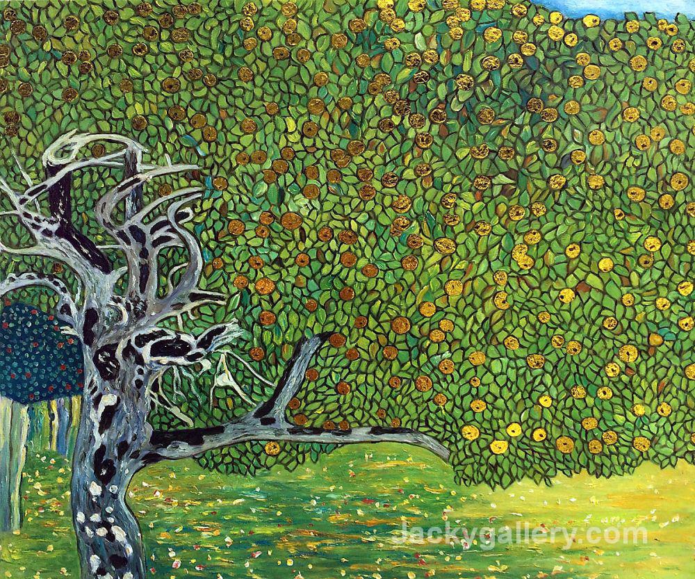 Golden Apple Tree (Luxury Line) by Gustav Klimt paintings reproduction